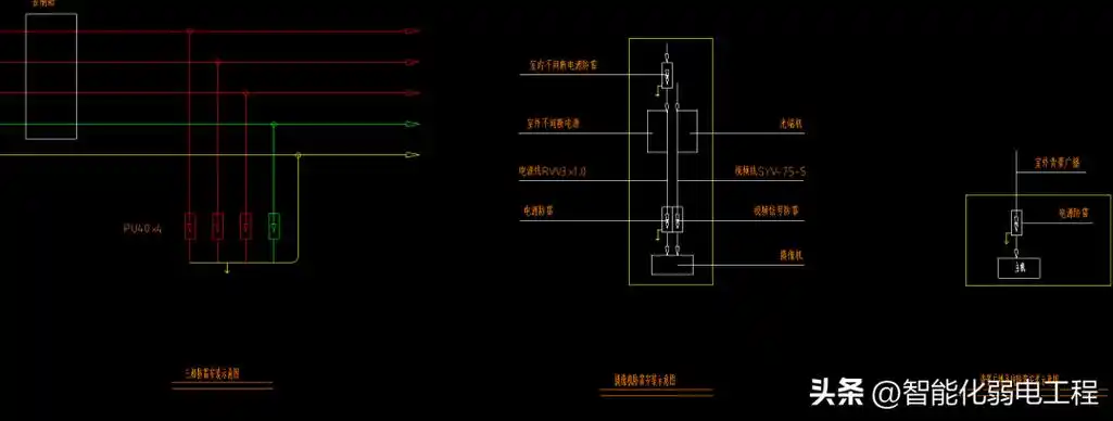 一套非常全面的弱电工程防雷接地安装大样图_施工_图纸_文档