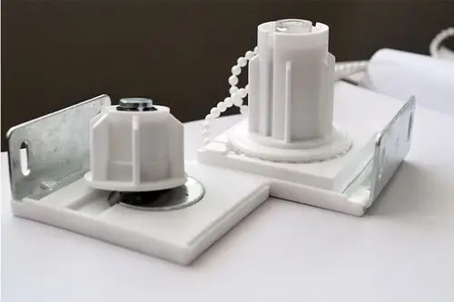 窗帘厂批发卷帘配件拉姆斯拉珠制头支架卷帘加重型制头含3m拉珠