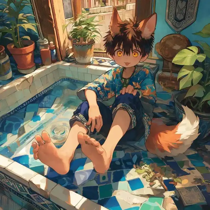 ai绘画生成 #动漫正太 #二次元男孩子 #足控 - 抖音