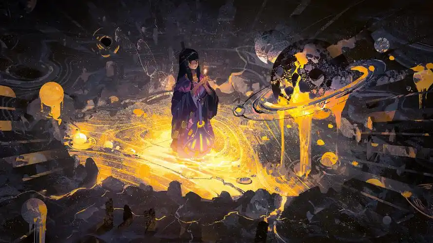 小清新可爱动漫美女桌面壁纸