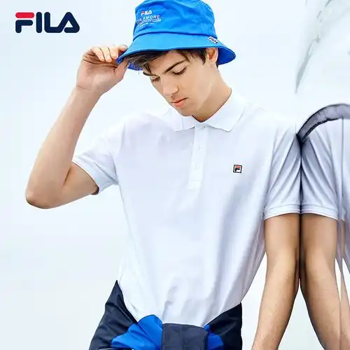 fila斐乐男polo衫2020夏季新款商务休闲简约短袖运动t恤男士上衣t