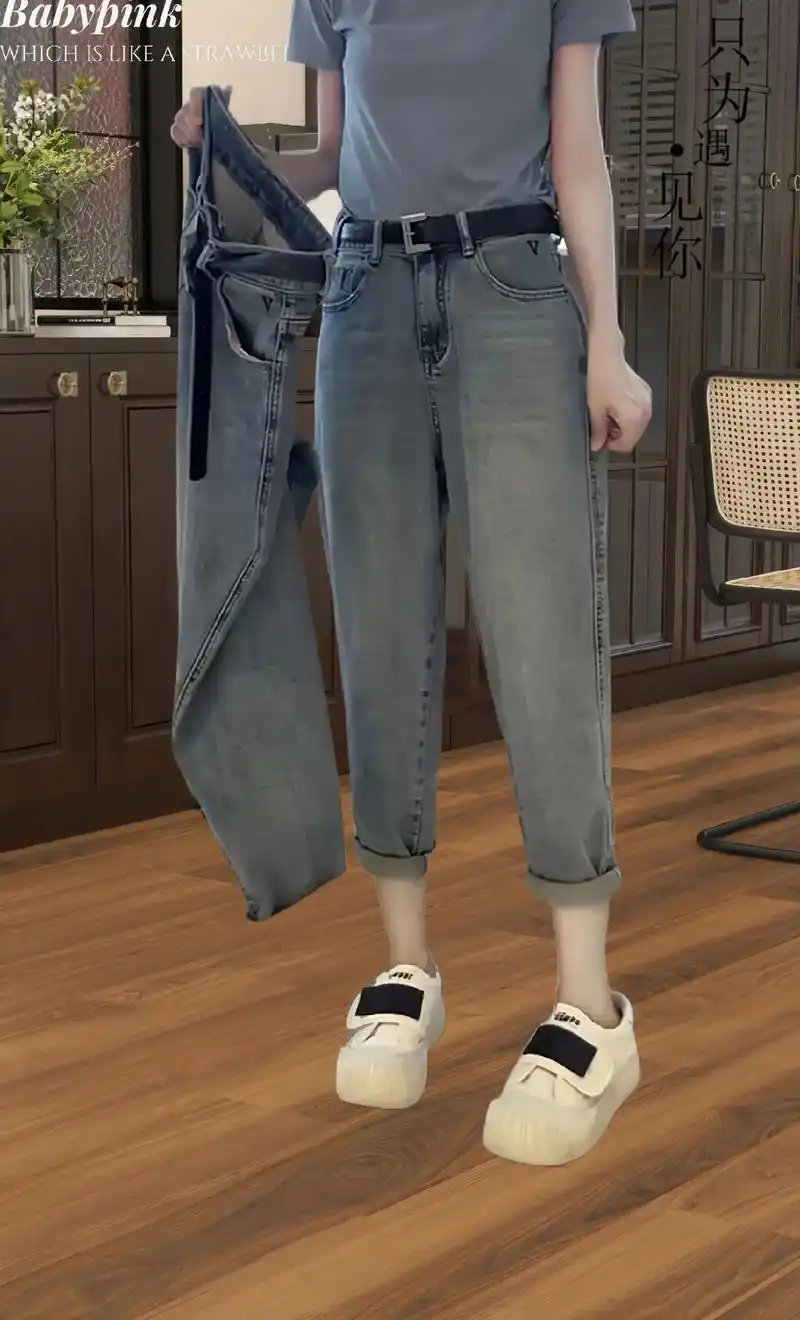 我的大码洋气老爹牛仔裤真的太好看啦!今年的流行趋势