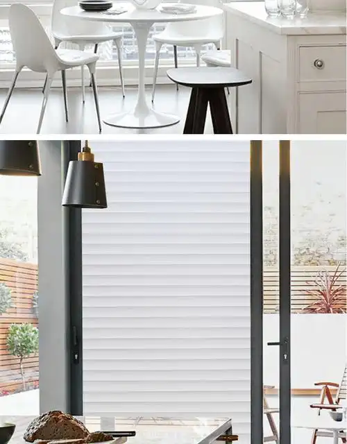 磨砂条纹玻璃贴膜办公室过道隔断半透明静电贴膜厨房阳台窗户贴纸 宽