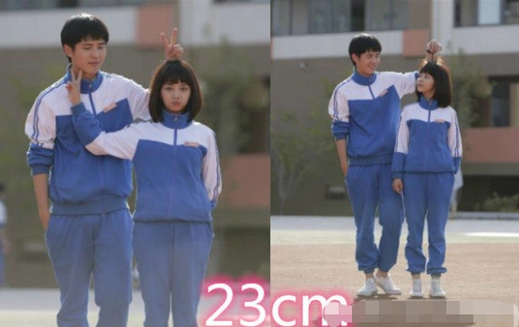 明星情侣身高差:陈芊芊韩烁21cm,看到最后一组:相差这么多?_男女
