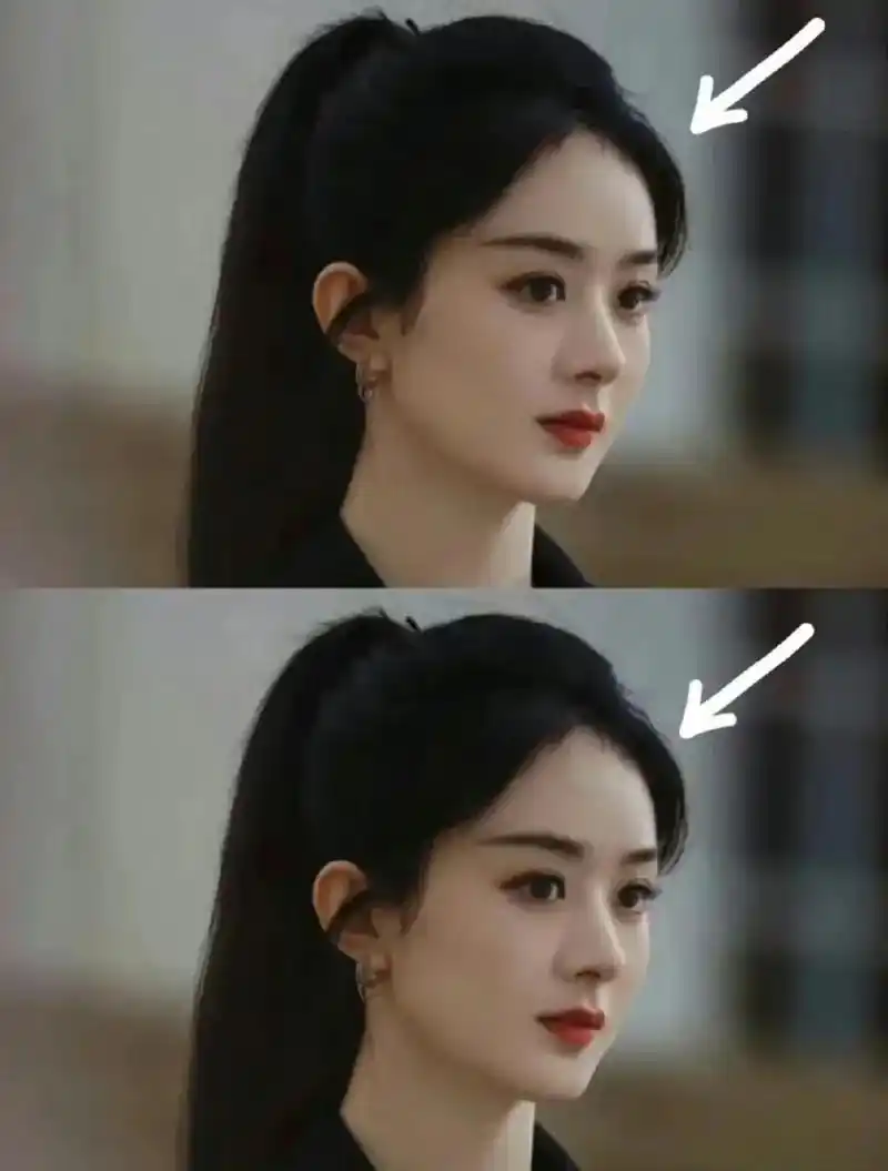 赵丽颖拍剧,为了造型好看还要剃发际线,真是旱的旱死,涝的涝死[酸][酸