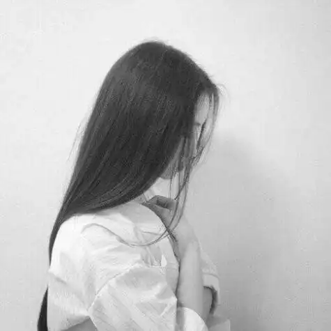 头像女长发侧脸女性头像气质侧脸q之家