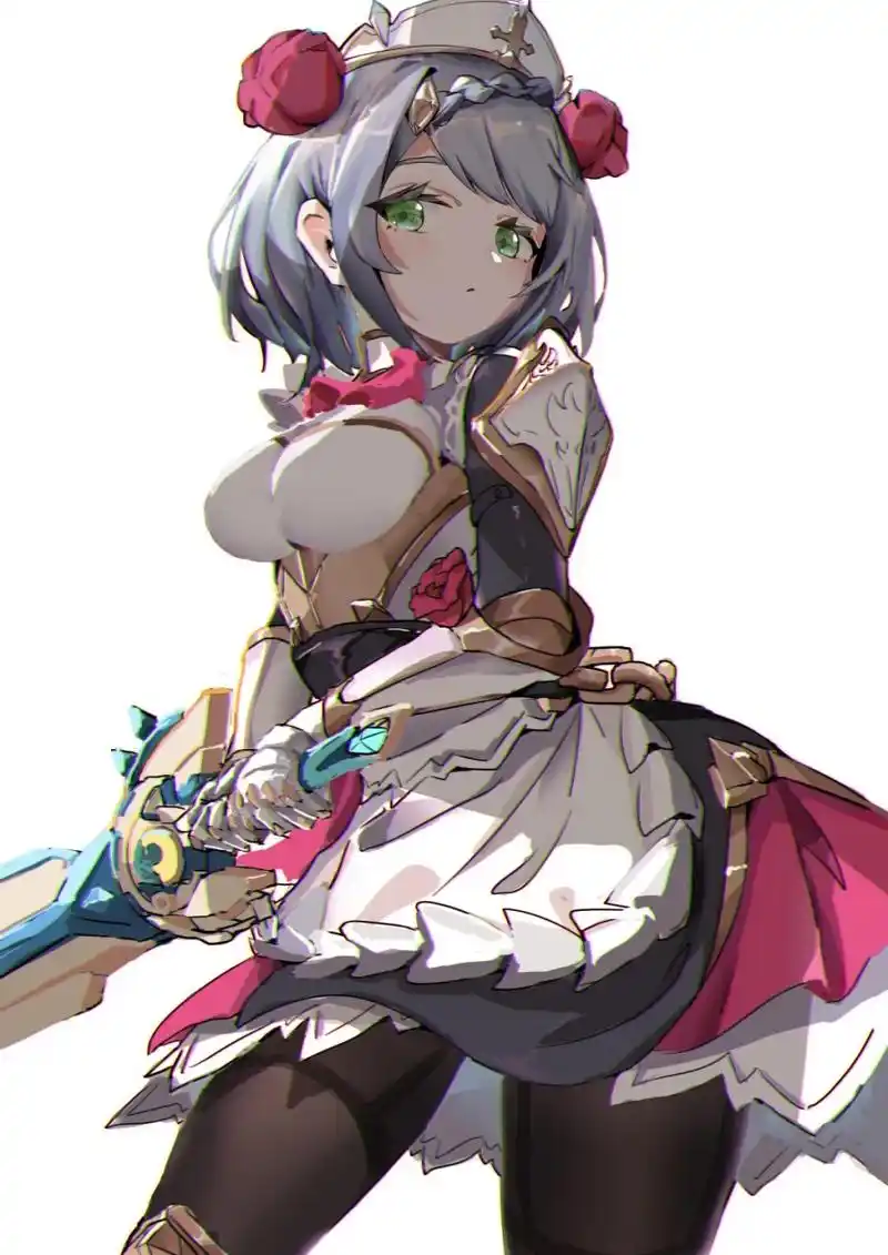 原神·诺艾尔,是老婆哒#原神# #诺艾尔# #二次元美图