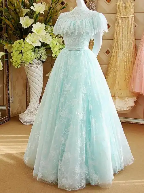 奢华水晶礼服新款韩版修身演出新娘结婚敬酒红色长晚礼服