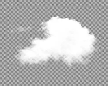 白色的薄云矢量素材
