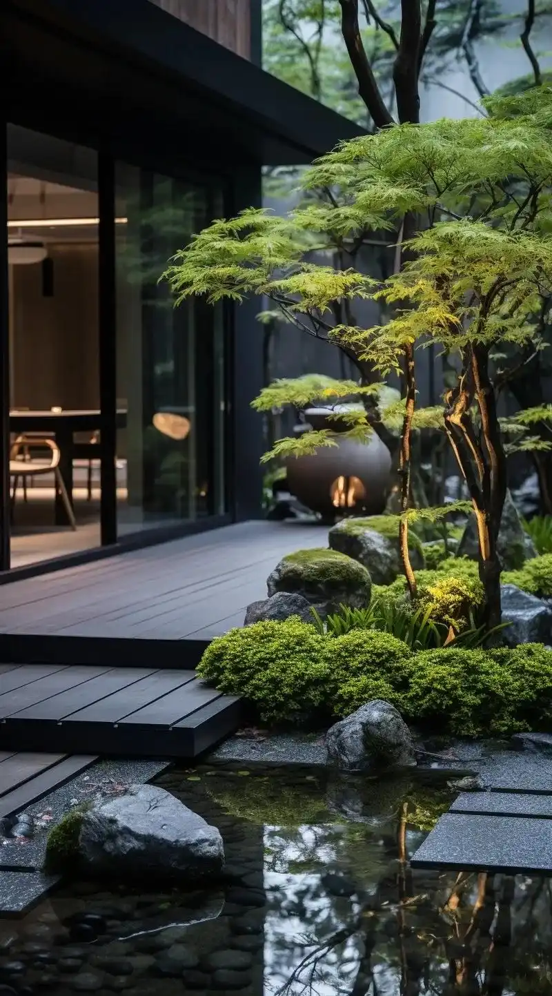 禅意现代庭院设计近97年 - 抖音