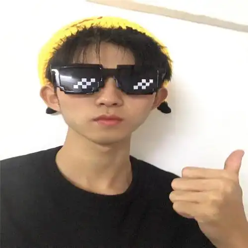 头套搞笑 悍匪头套皮卡丘 沙雕搞怪毛线针织比卡丘面罩 劫匪叙利亚