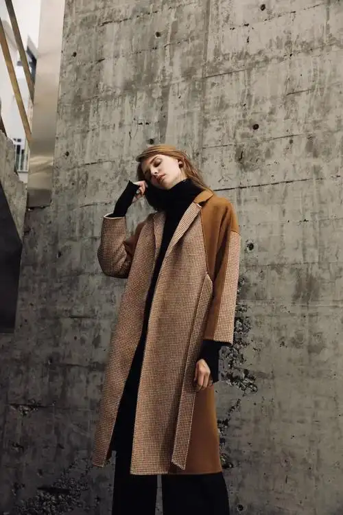 【孔雀夫人大衣】模特图