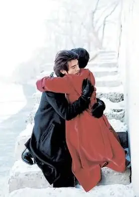 途人围观不尴尬周迅雪中拥金城武不愿放手图