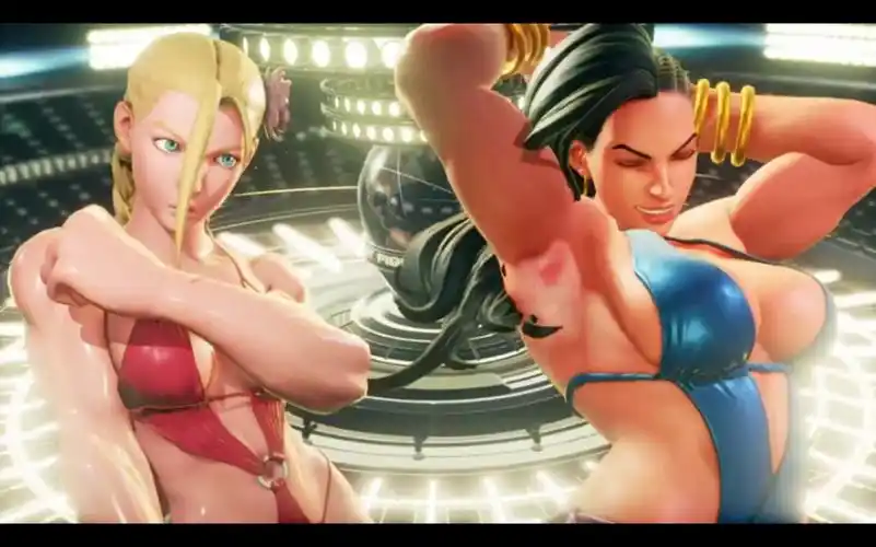 【街霸5】性感的泳装嘉米,火辣的泳装劳拉【街霸5】这是你无法拒绝的