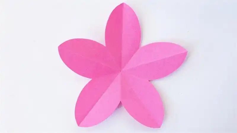 小花朵怎么剪五瓣花