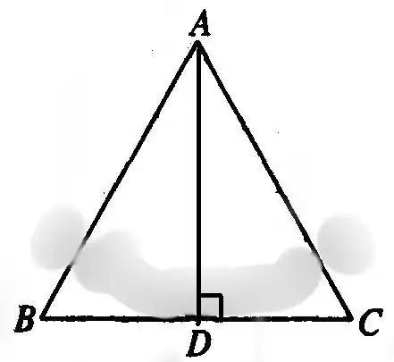 我是初中数学.初二.等腰三角形知道了三条边,怎么求高啊?简单点的._百
