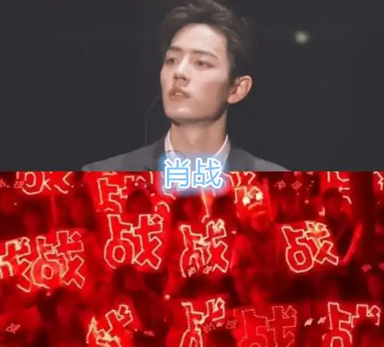 明星个性应援色肖战红海exo银海看到王一博像极了爱情