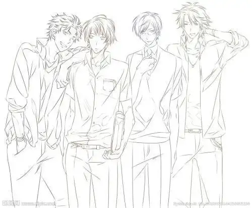 动漫动漫简笔画帅气的小男孩简笔画教学男孩简笔画全身男孩简笔画全身