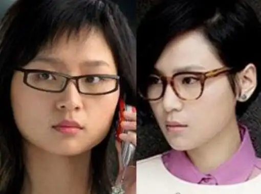 周笔畅整容前后对比照片削下巴长发烟熏妆妩媚