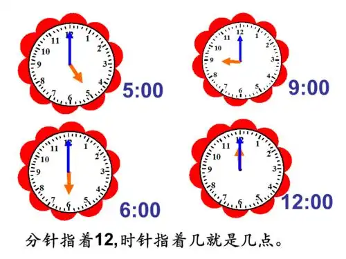 认识钟表认识半点ppt2