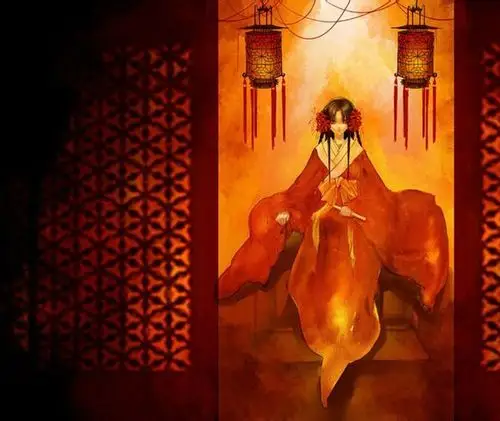 【古图专帖】——『美女系列』——红衣女子_古风图片吧_百度贴吧