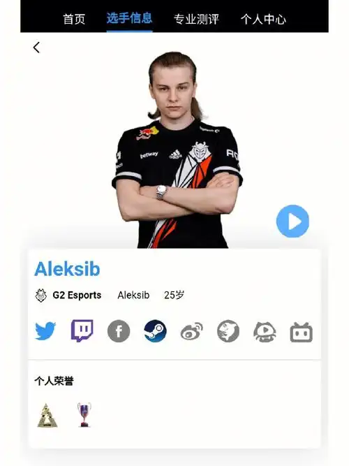 aleksib是一位来自芬兰的职业电竞选手作为指挥选手曾
