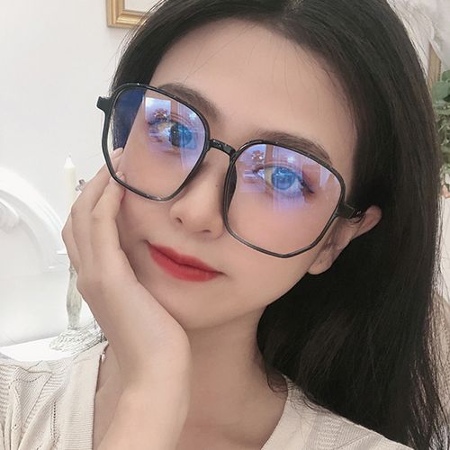 黑框眼镜显脸小防蓝光抗辐射近视眼镜女韩版潮护目平光镜素颜网红