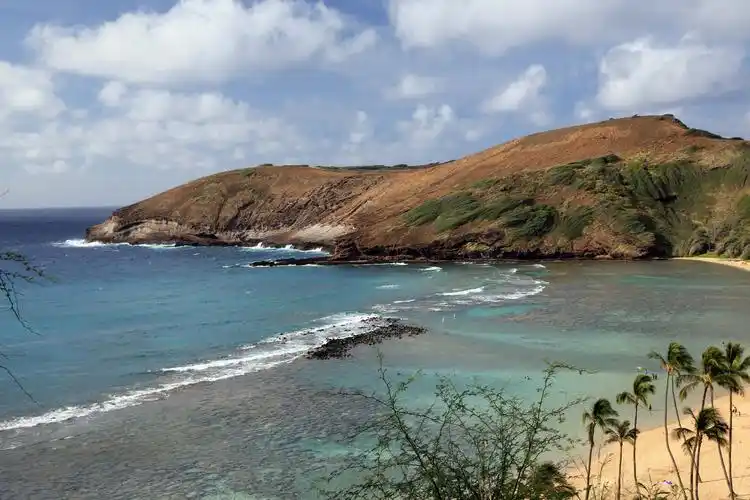 夏威夷的海边风景
