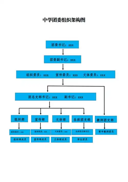 中学团委组织架构图