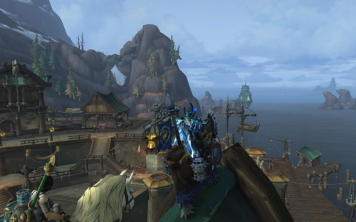 魔兽世界8.0新主城精致仿佛3a大作 玩家为看风景忘记肝等级