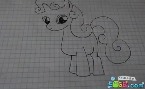 小马宝莉简笔画甜心宝宝步骤