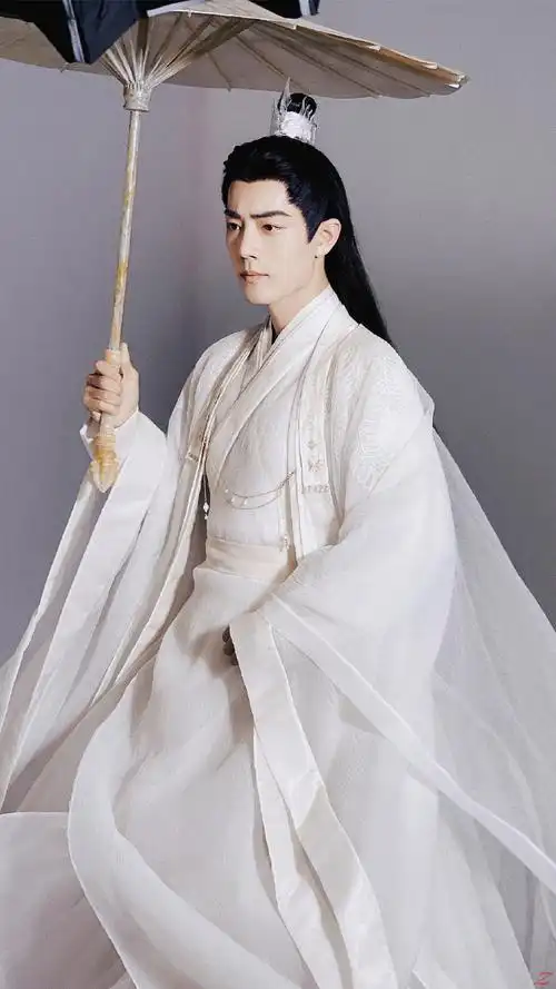 肖战玉骨遥##肖战黑衣撑伞转圈