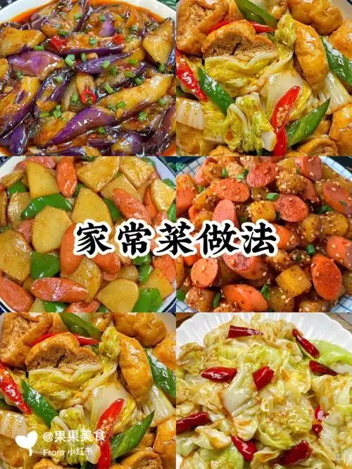 多种家常菜做法