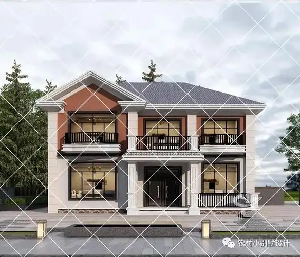15款90平米的小户型二层别墅建造图纸大全_阳台_枫桥号