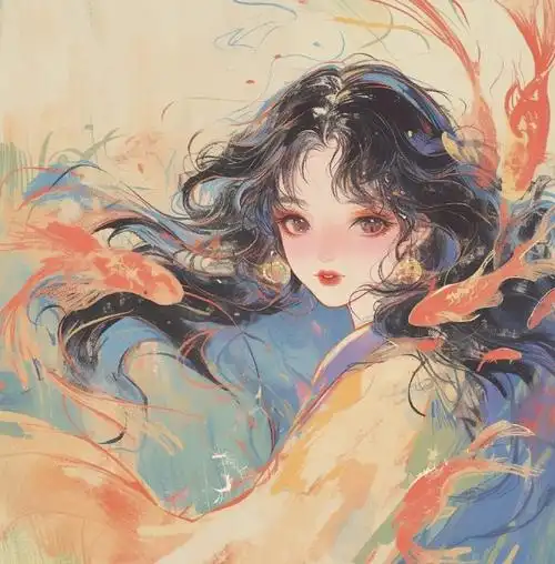 96总要做一回书里的国风少女7815    古风女生头像  女生头像