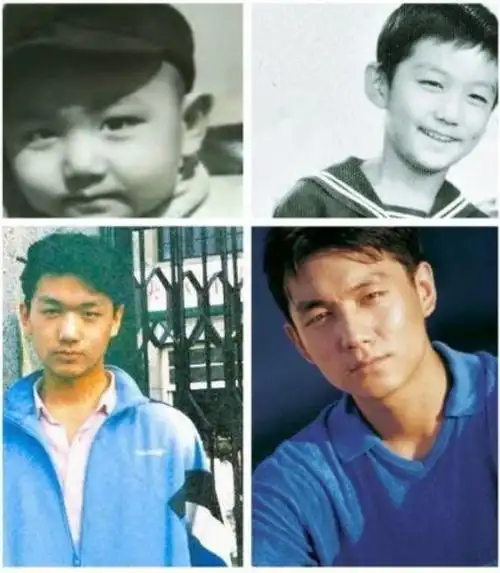 邢佳栋年轻时好帅照片他和王茂蕾长的好像对比