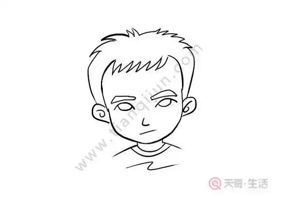 儿童简笔画图片大全简笔画|简单可爱女孩卡通手绘人物头像教程简笔画