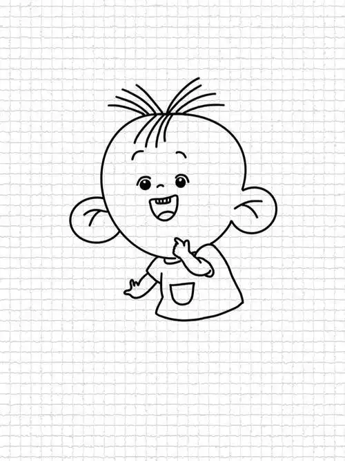 胡图图简笔画详细教程10023简笔画画个简笔画文化绘画