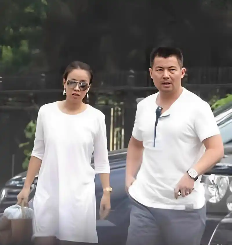 那英和她富有的丈夫很少在同一个框架,她的丈夫才华横溢,美丽!