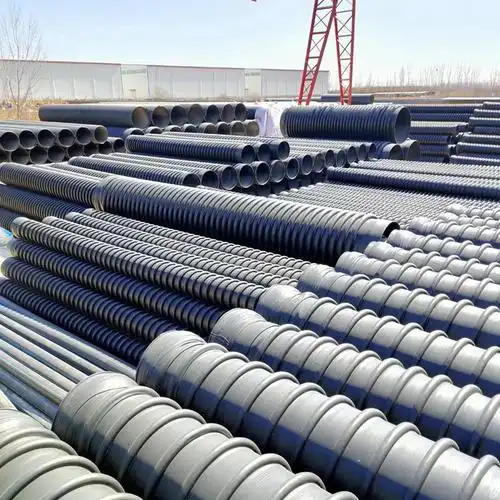 河南许昌hdpe双壁波纹管生产厂家-塑料管材-排水管信息