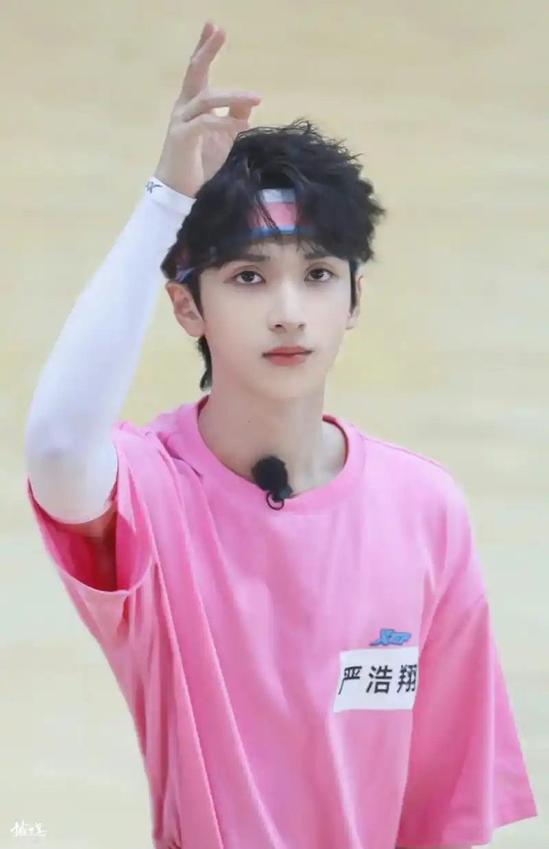 从此青春校园偶像剧男主有了脸.#严浩翔  卷毛小熊软fufu - 抖音