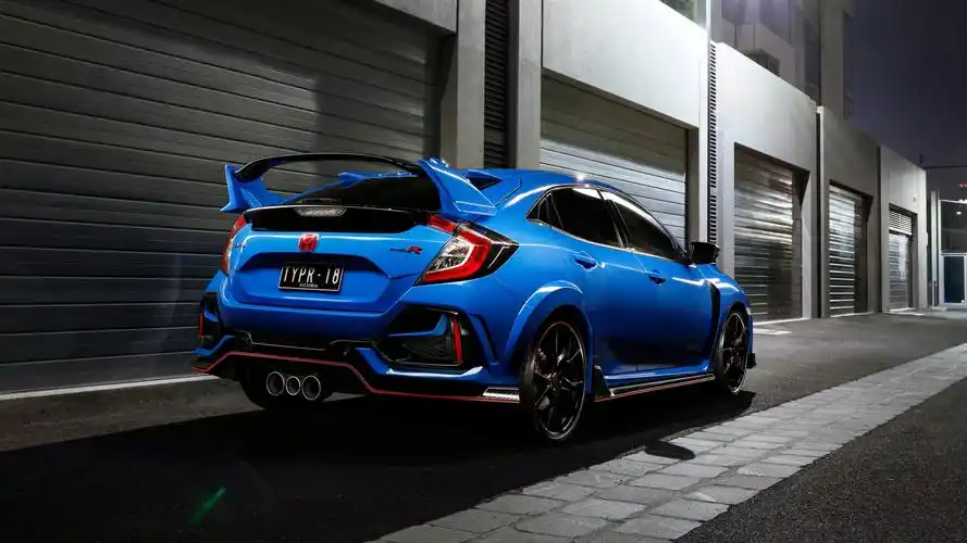 2021款蓝色本田思域typer壁纸