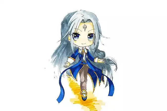 斗罗大陆唐三q版简笔画一步一步教你画出可爱的唐三