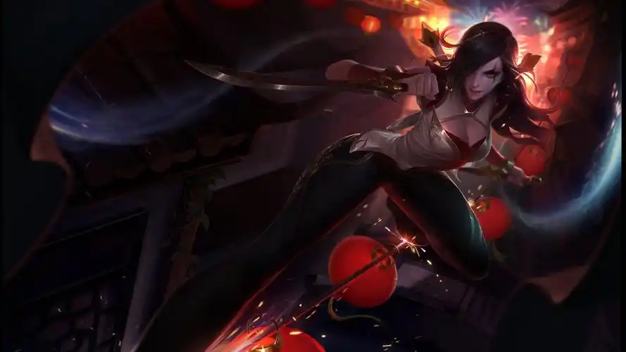 不祥之刃 闭月之颜 卡特琳娜 英雄联盟图片,4k高清游戏图片,娟娟壁纸