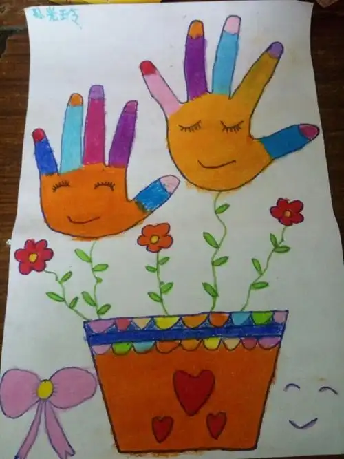 我们的手掌画!小伙伴们,快来看看吧!