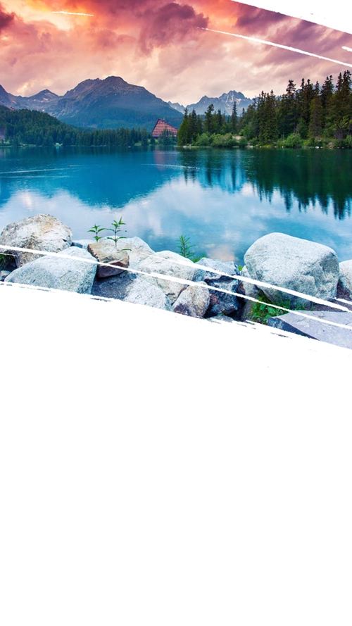 山清水秀风景海报背景