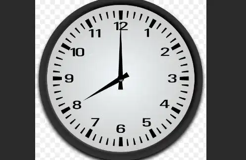 8:00用英文怎么说