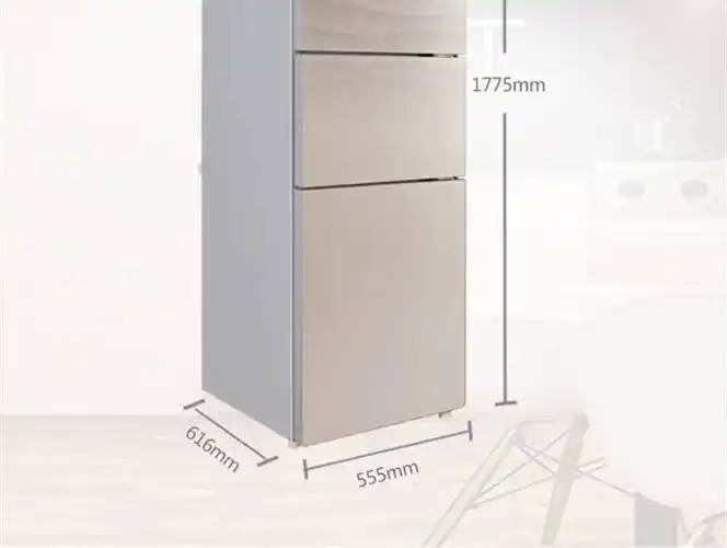 晶弘(kinghome) bcd-231wetg 231升 三门电冰箱 节能保鲜 浮光金