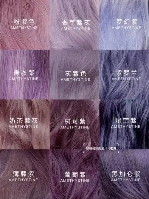 神秘紫色系发色高级优雅Ⅰ显白不挑肤色