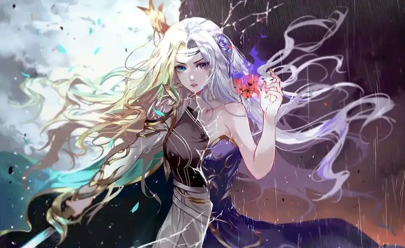 唯美古风二次元美女壁纸,我正在努力变成自己喜欢的那个自己|二次元|